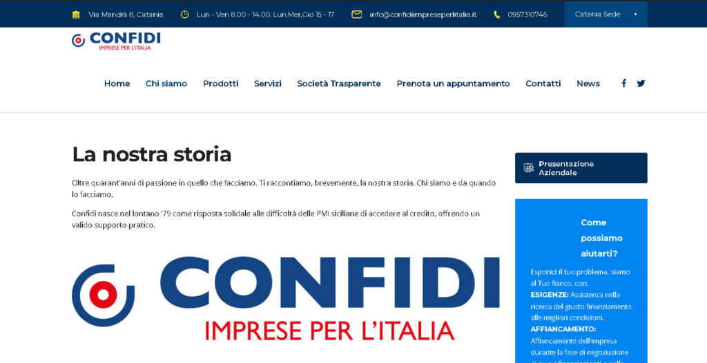 Confidi Imprese per l'Italia finanziamenti alle imprese